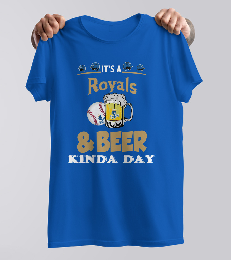 Kansas City Royals Baseball And Beer Kinda Day T-Shirt