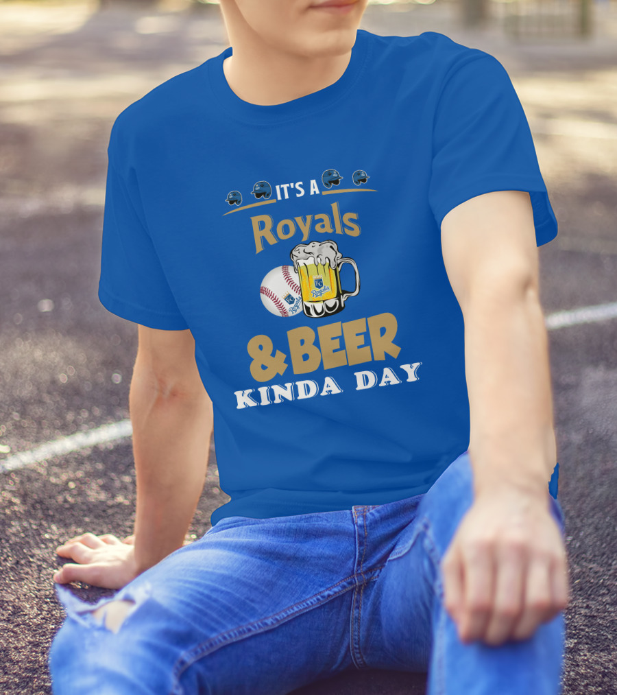 Kansas City Royals Baseball And Beer Kinda Day T-Shirt