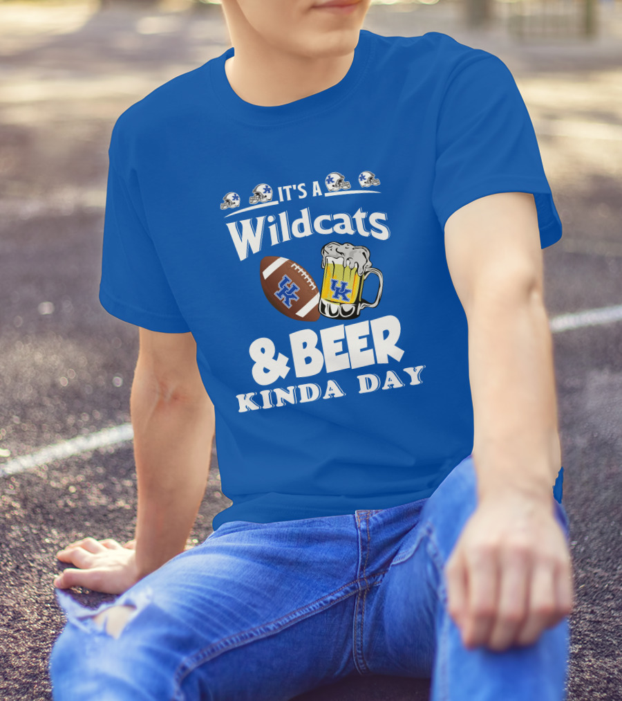 It's A Wildcats Football Beer Kinda Day T-Shirt