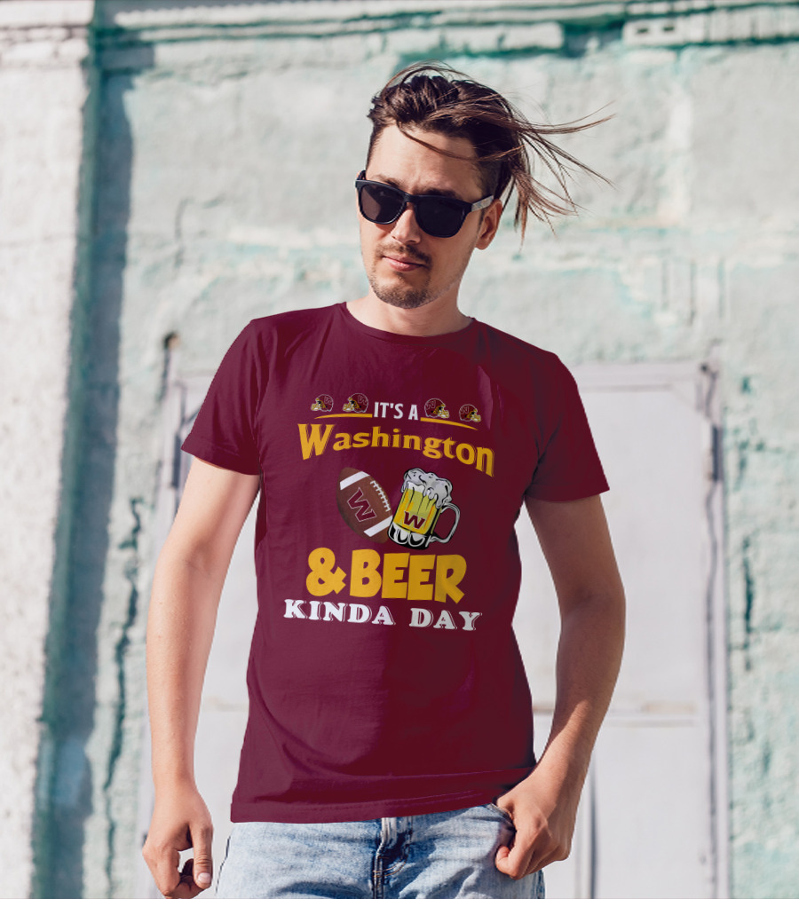 Washington Football And Beer Celebration Day T-Shirt