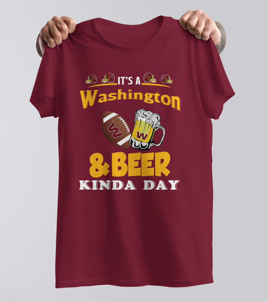 Washington Football And Beer Celebration Day T-Shirt