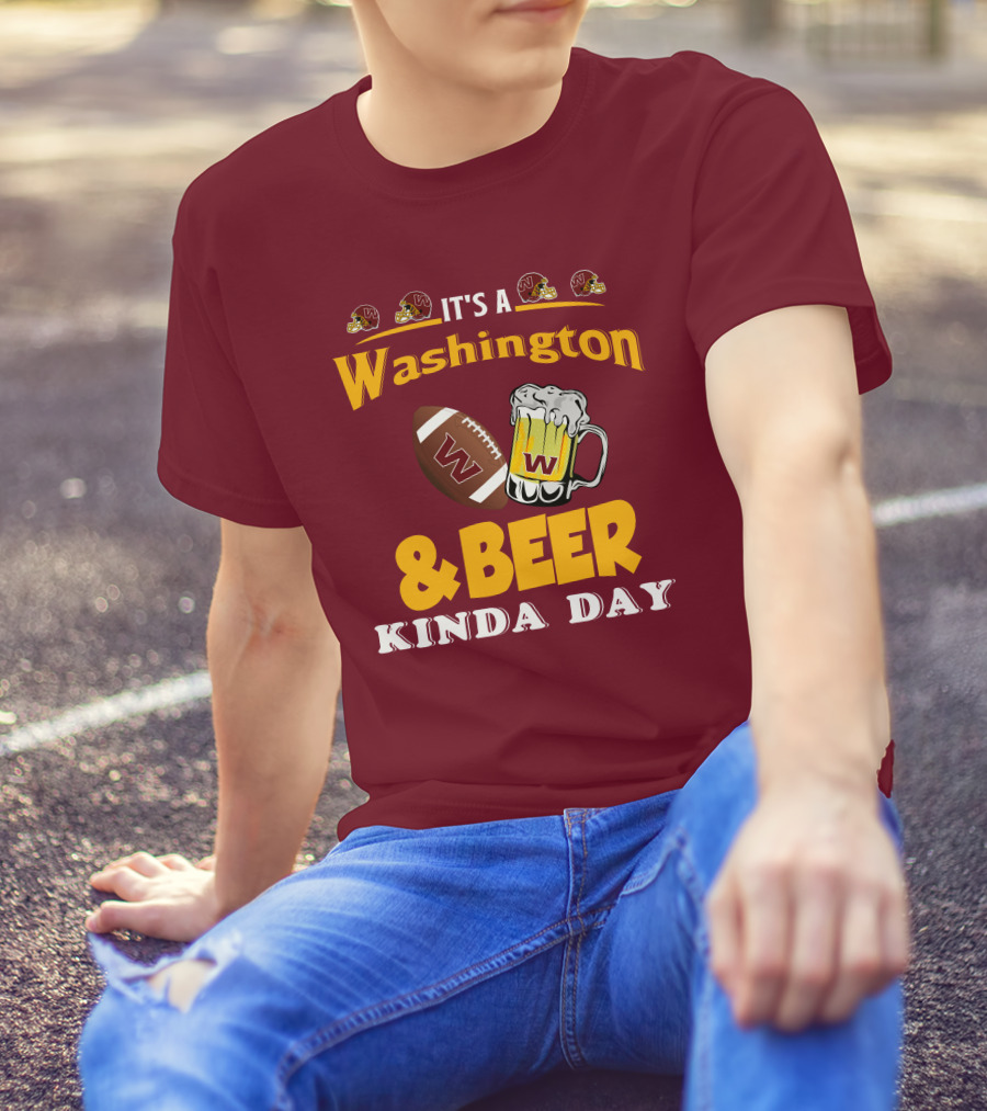 Washington Football And Beer Celebration Day T-Shirt
