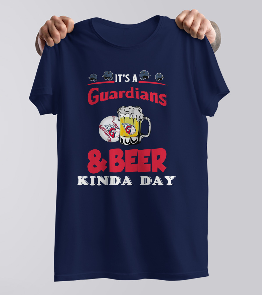 It's A Cleveland Guardians And Beer Kinda Day Baseball Mug T-Shirt