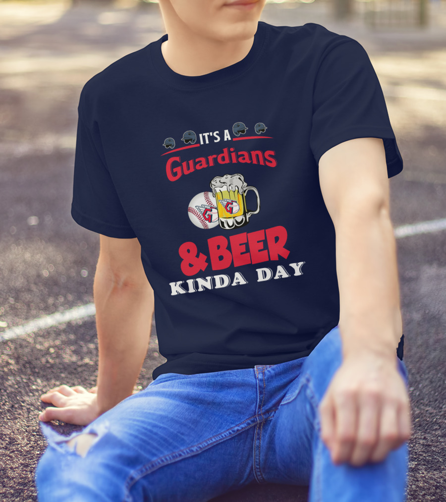 It's A Cleveland Guardians And Beer Kinda Day Baseball Mug T-Shirt