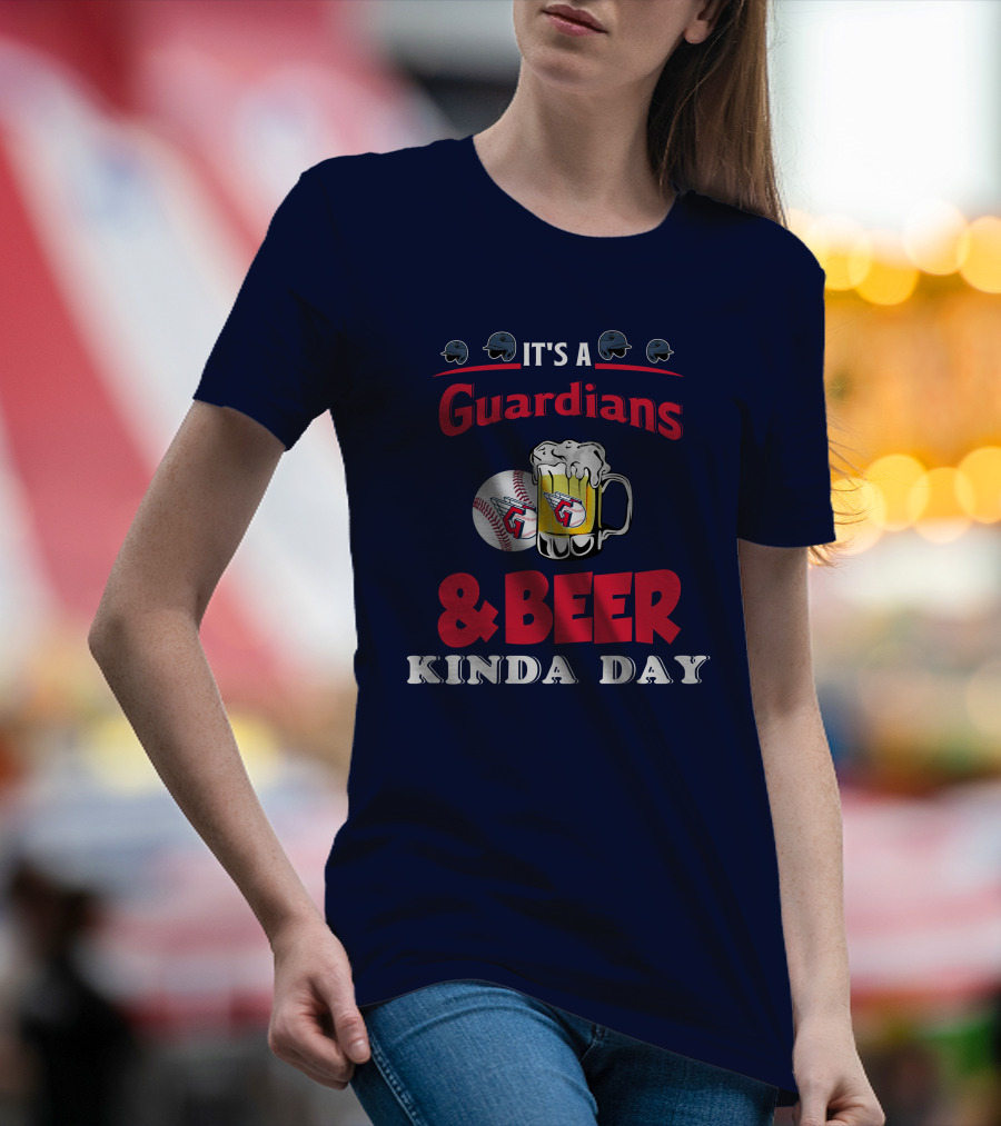 It's A Cleveland Guardians And Beer Kinda Day Baseball Mug T-Shirt
