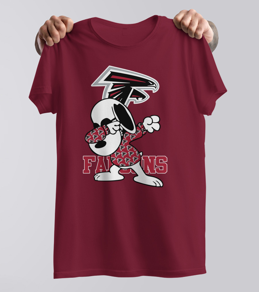 Atlanta Falcons Snoopy Dabbing T-Shirt