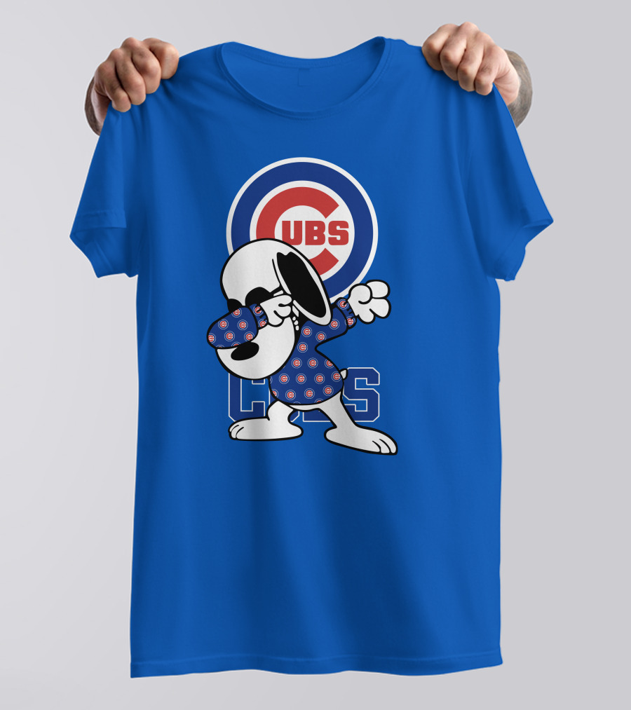 Chicago Cubs Snoopy Dabbing T-Shirt