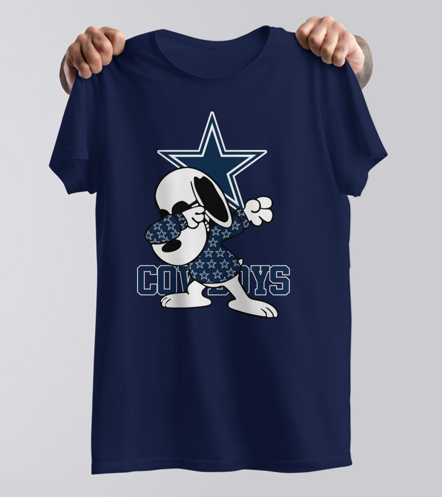 Dallas Cowboys Snoopy Dabbing Star T-Shirt
