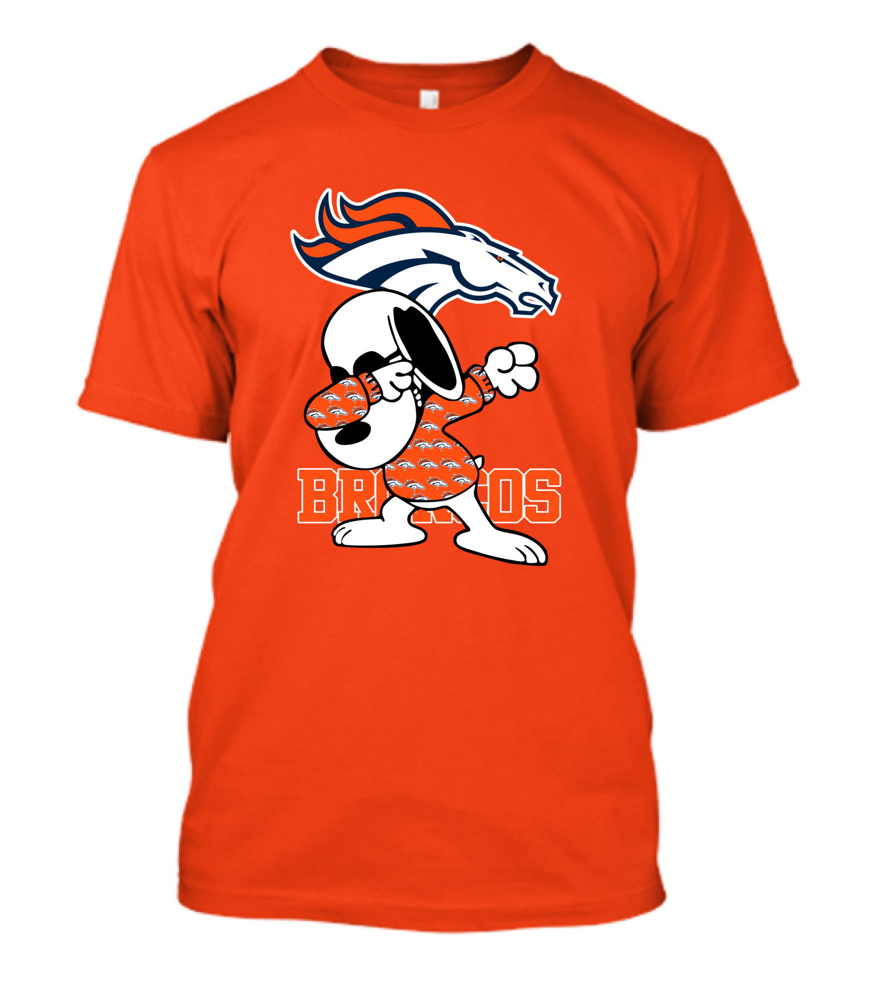 Denver Broncos Snoopy Dabbing Broncos T-Shirt