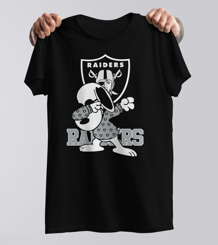Las Vegas Raiders Snoopy Dabbing Raiders T-Shirt