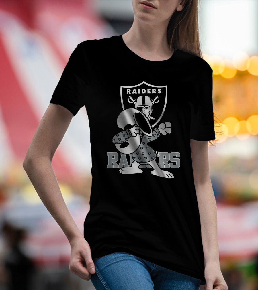 Las Vegas Raiders Snoopy Dabbing Raiders T-Shirt
