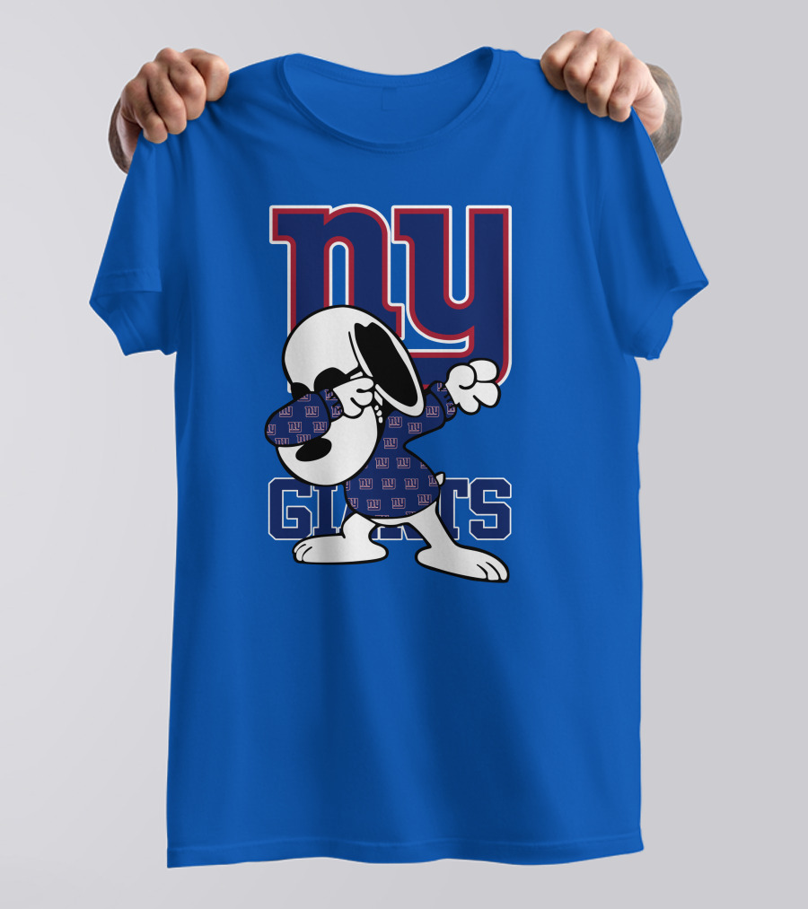 New York Giants Snoopy Dabbing Ny Giants T-Shirt