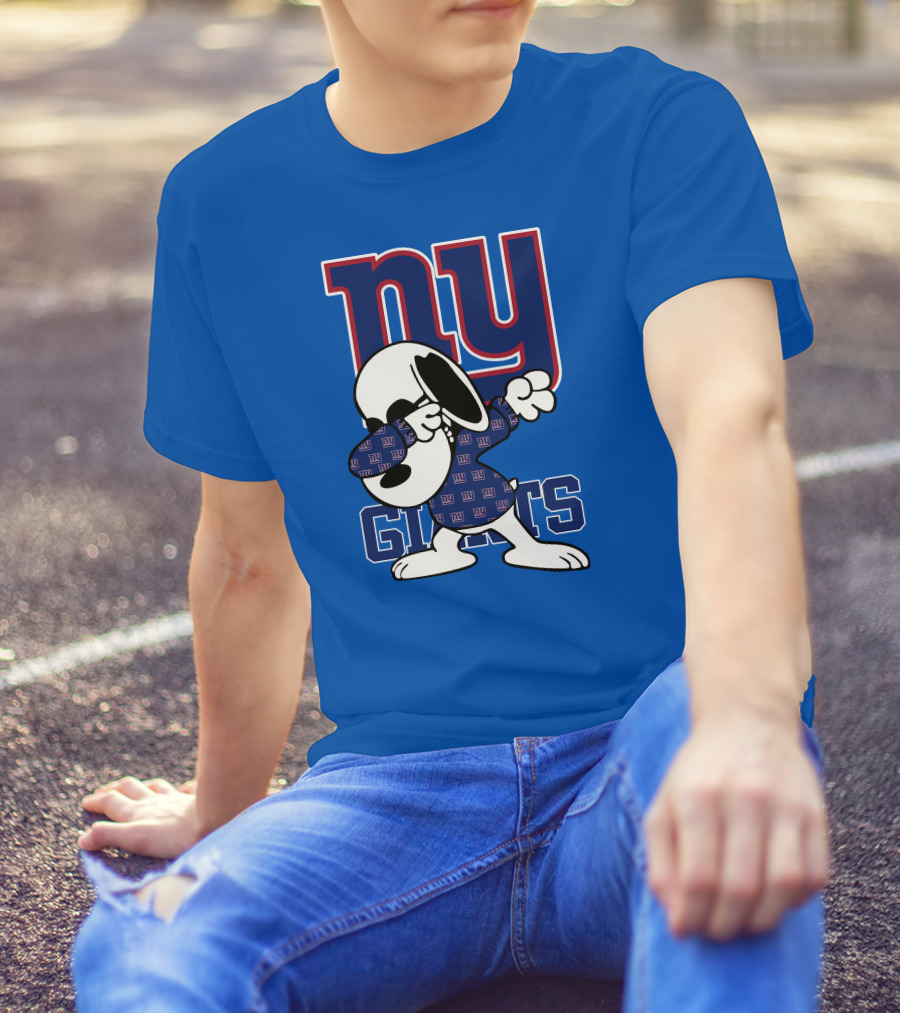 New York Giants Snoopy Dabbing Ny Giants T-Shirt
