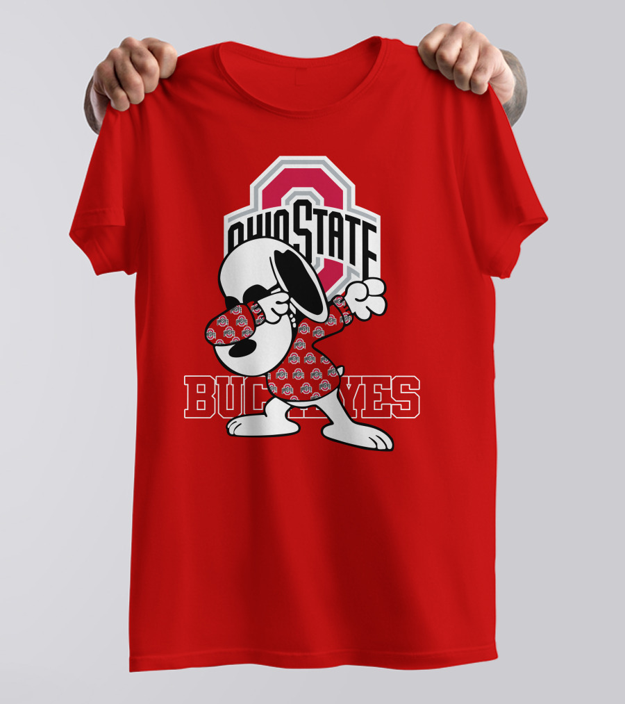 Ohio State Buckeyes Snoopy Dabbing T-Shirt