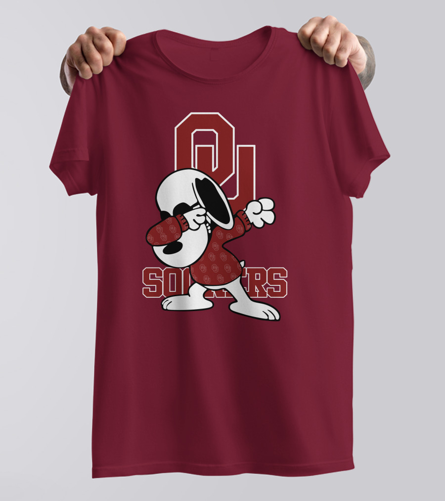 OU Sooners Snoopy Dabbing T-Shirt