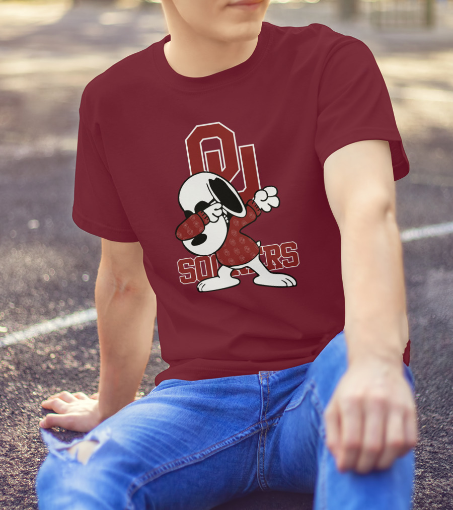 OU Sooners Snoopy Dabbing T-Shirt