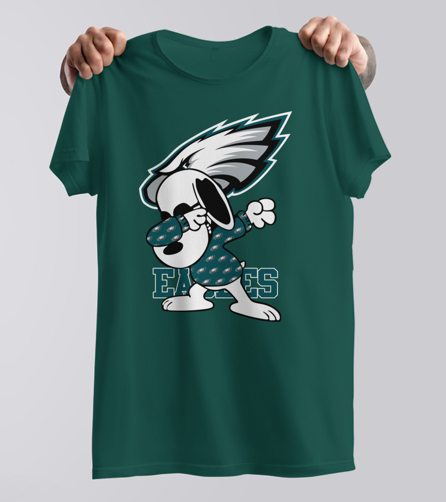 Philadelphia Eagles Snoopy Dabbing Mascot T-Shirt