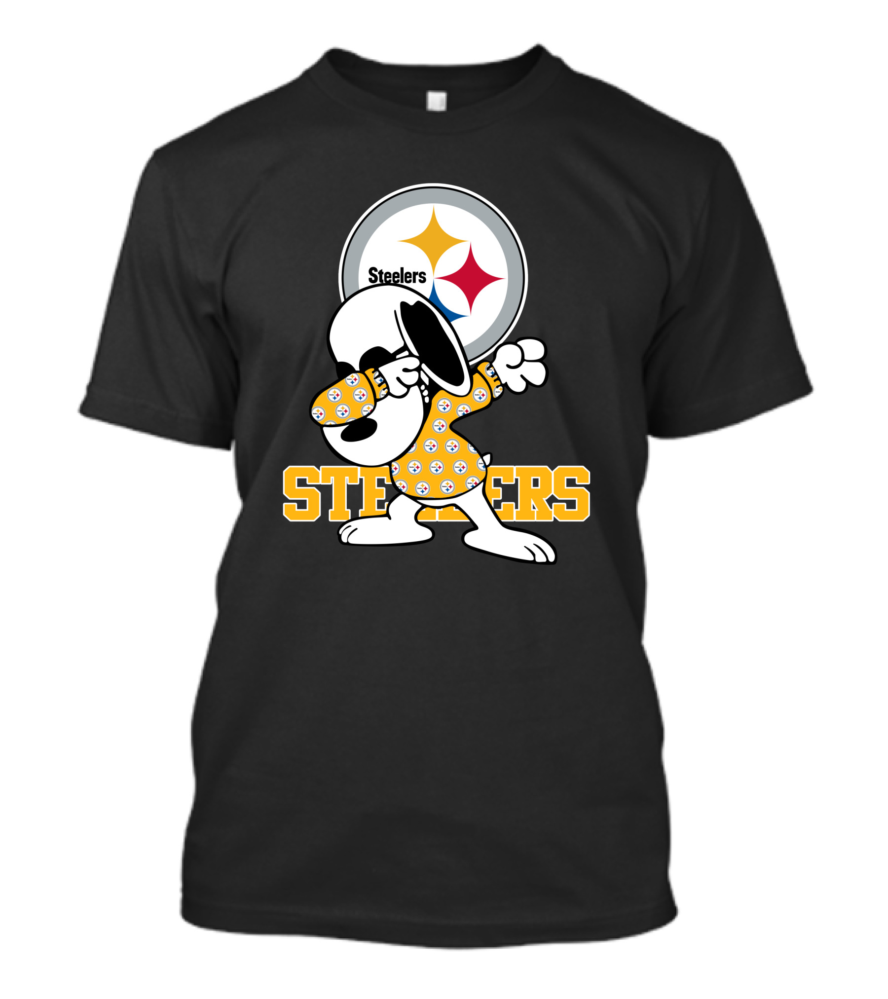 Pittsburgh Steelers Snoopy Dabbing Fan T-Shirt