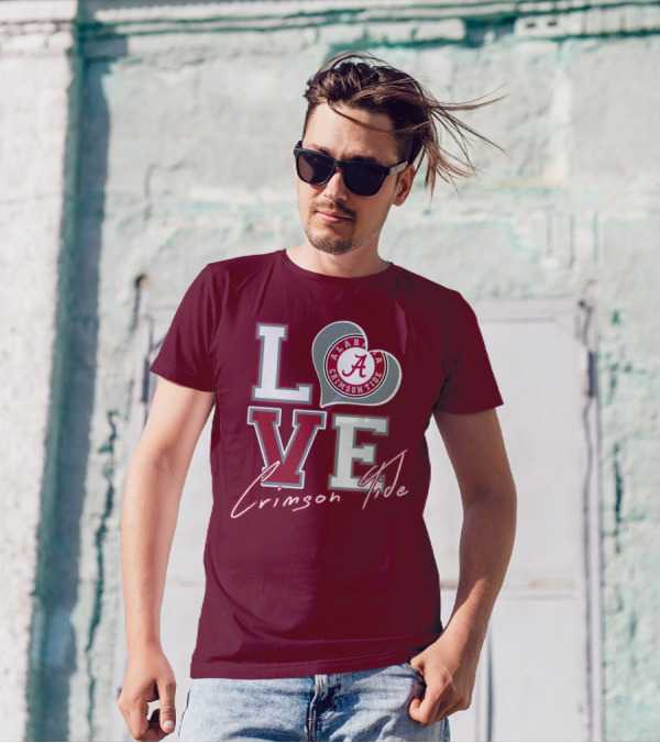 LOVE Alabama Crimson Tide T-Shirt