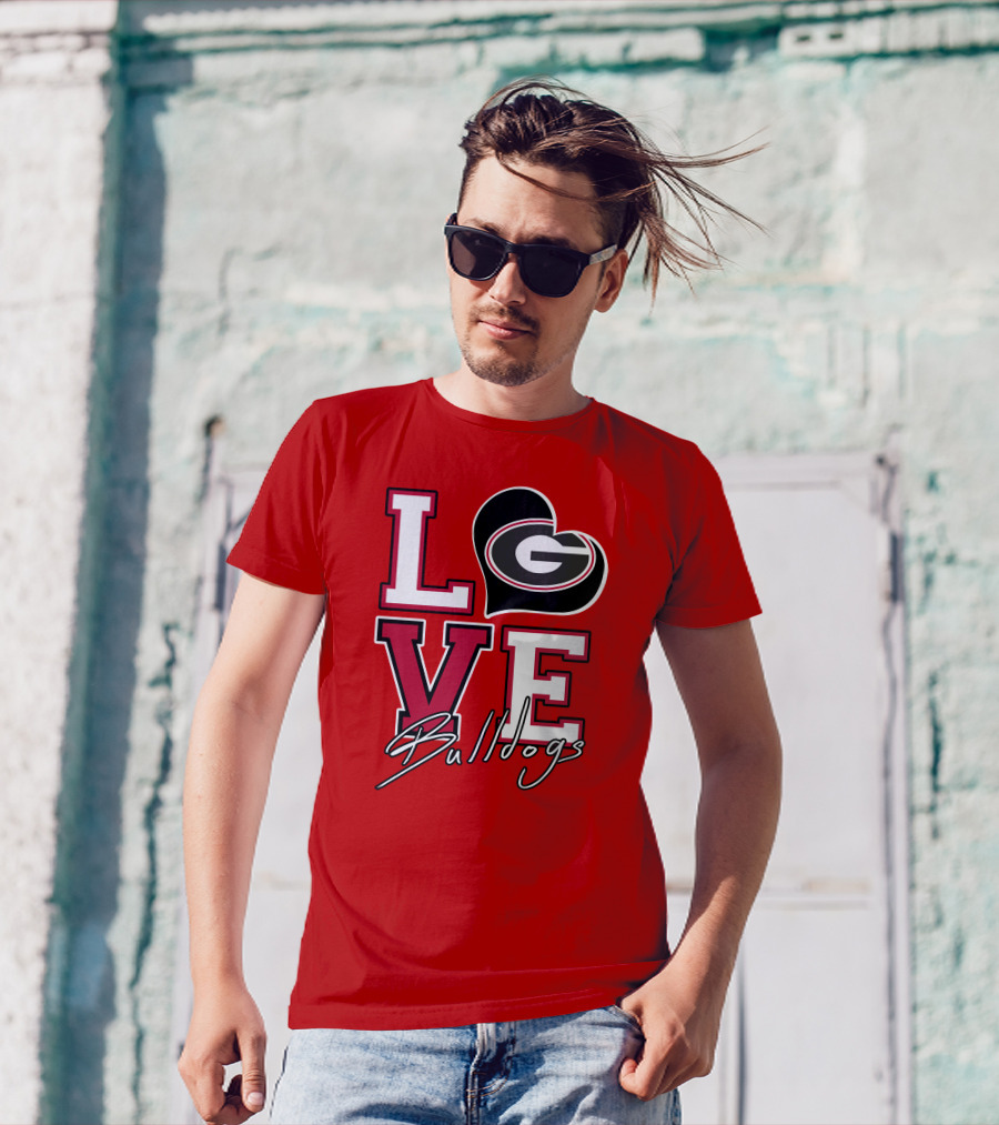 LOVE Georgia Bulldogs T-Shirt