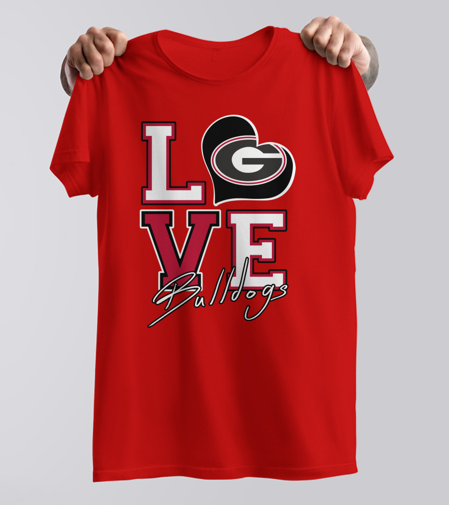 LOVE Georgia Bulldogs T-Shirt