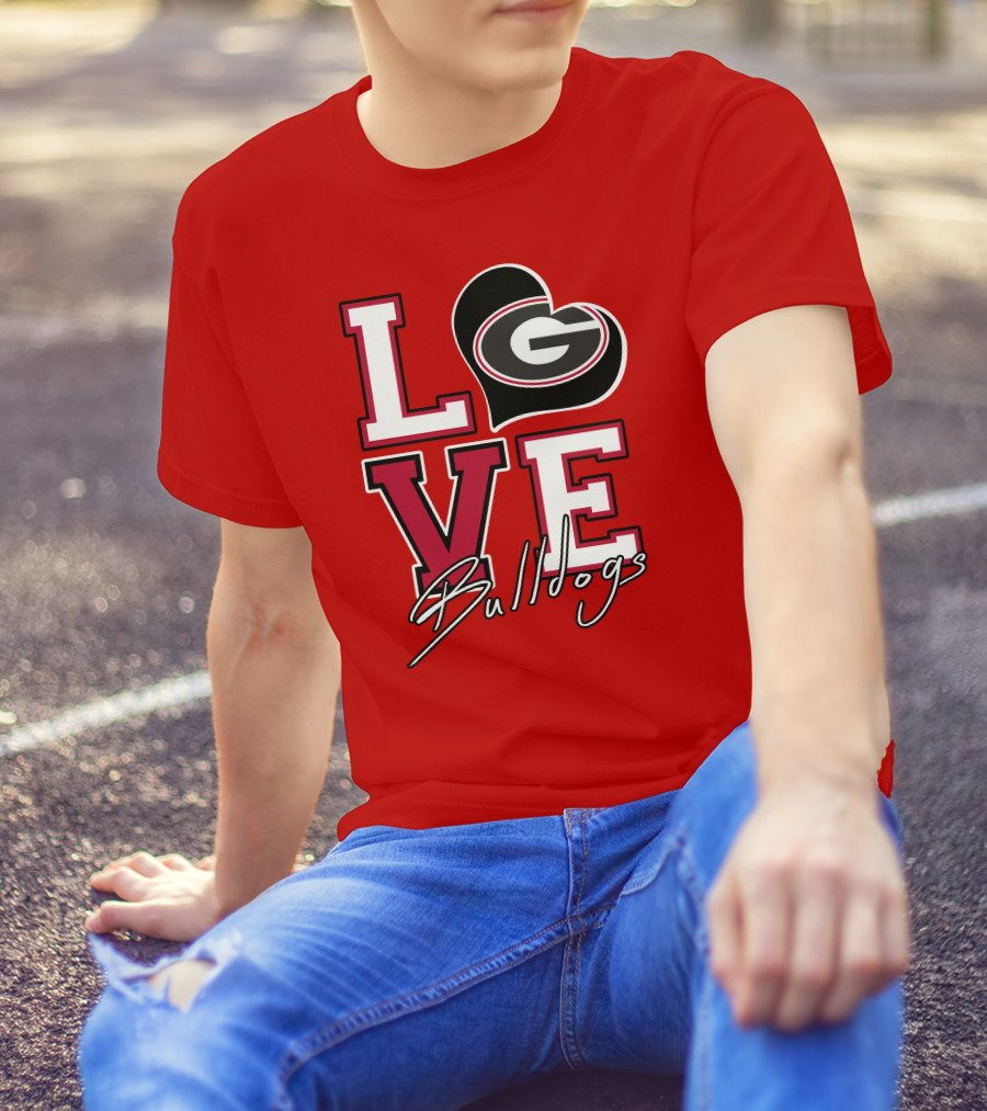 LOVE Georgia Bulldogs T-Shirt
