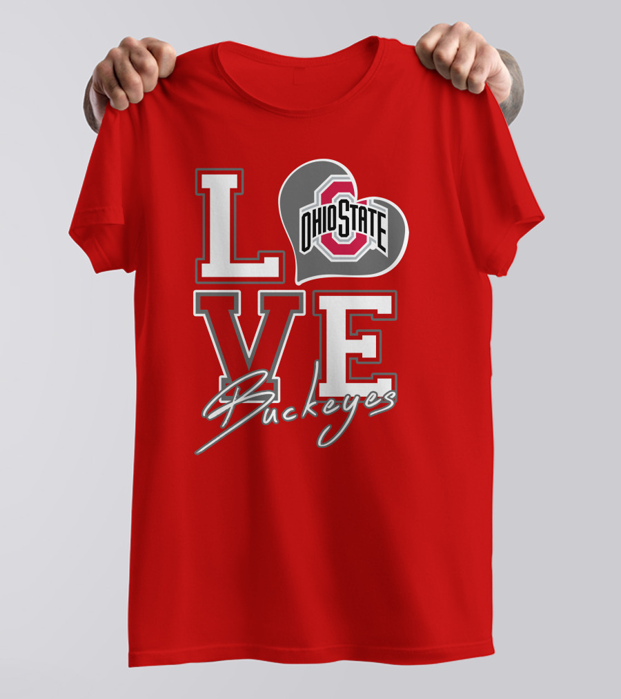 LOVE Ohio State Buckeyes T-Shirt