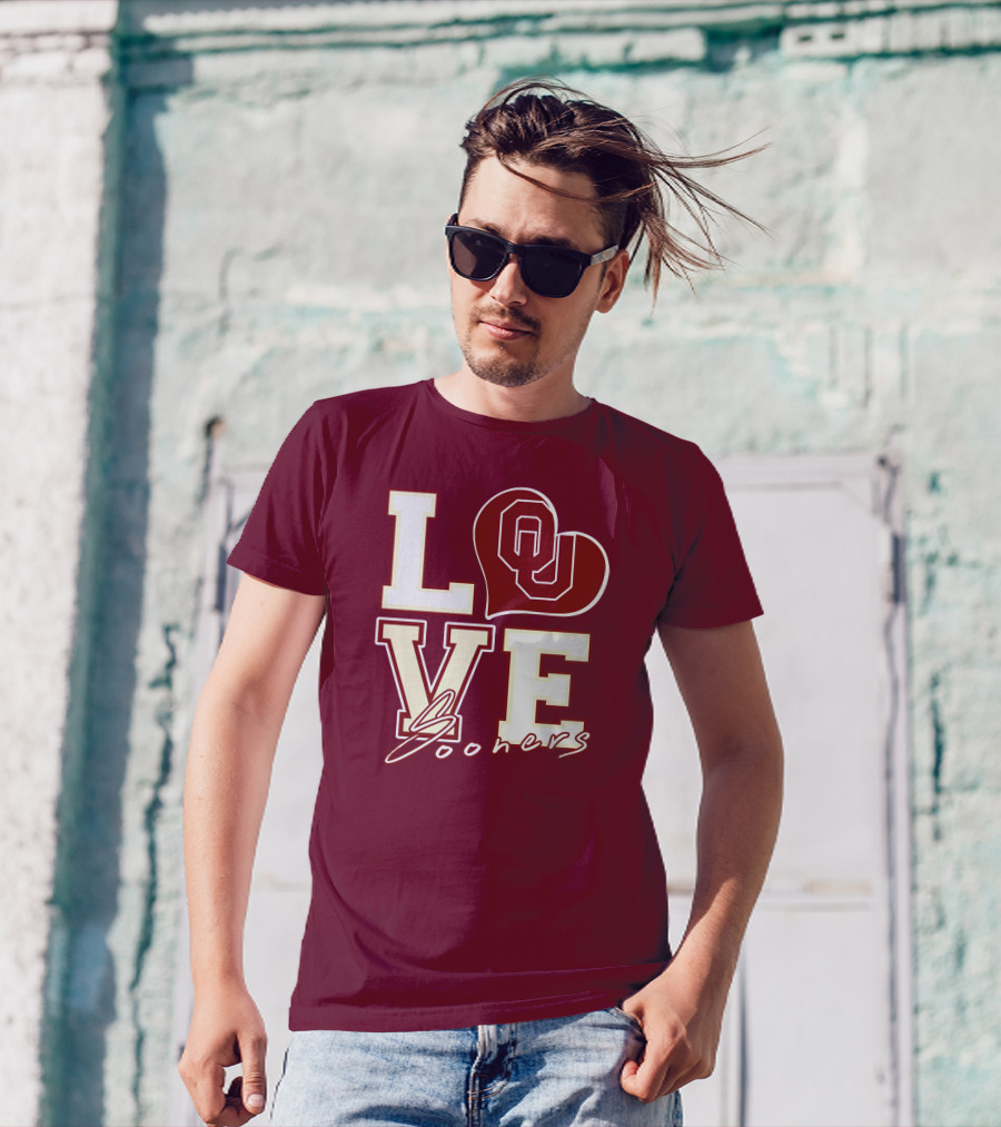 Love OU Heart Sooners T-Shirt