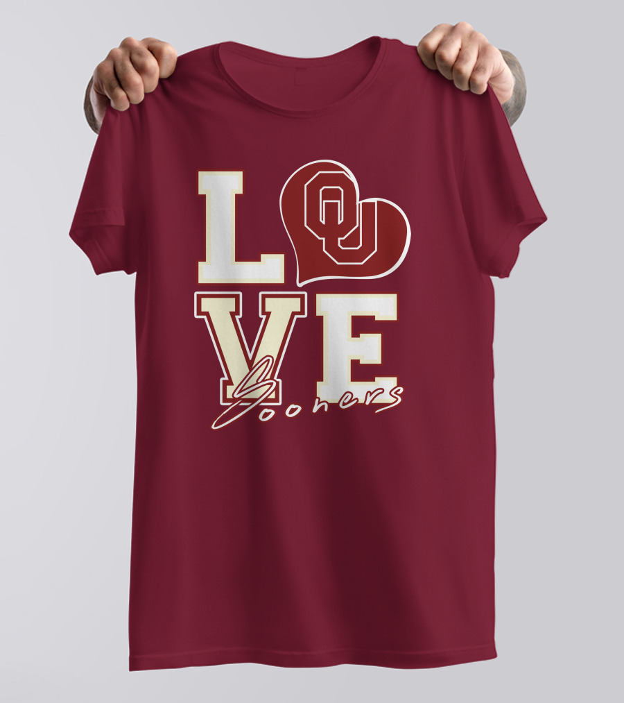 Love OU Heart Sooners T-Shirt