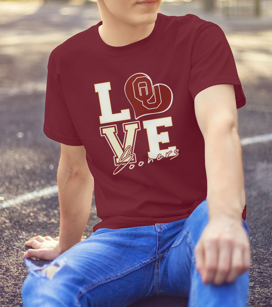 Love OU Heart Sooners T-Shirt