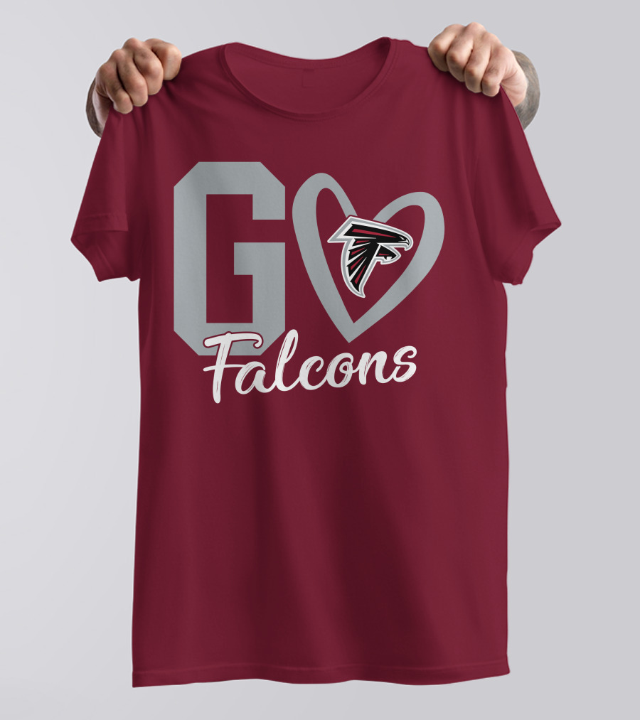 Go Falcons Heart T-Shirt