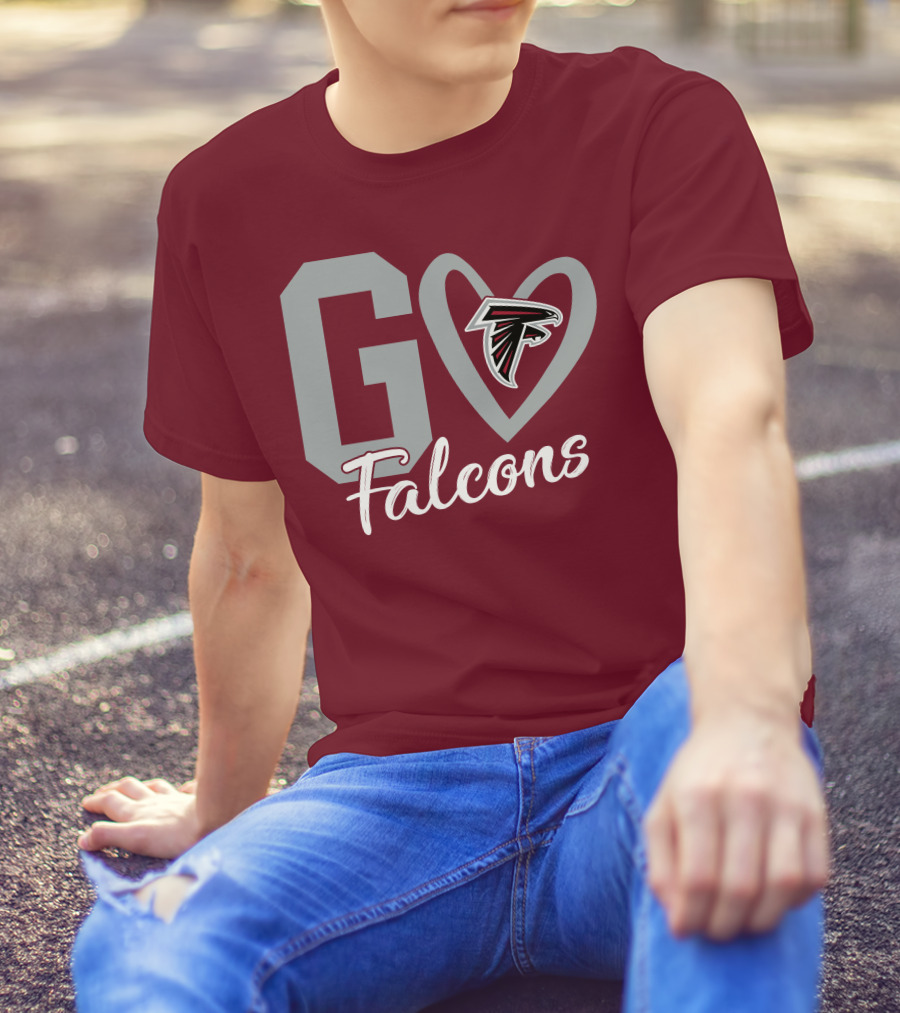 Go Falcons Heart T-Shirt