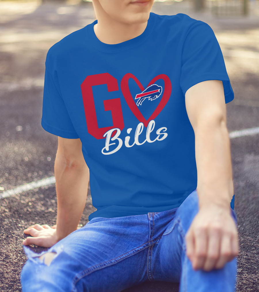 Go Bills Love Buffalo Bills T-Shirt