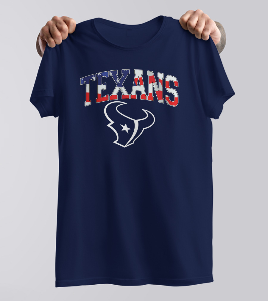 Texans American Flag T-Shirt