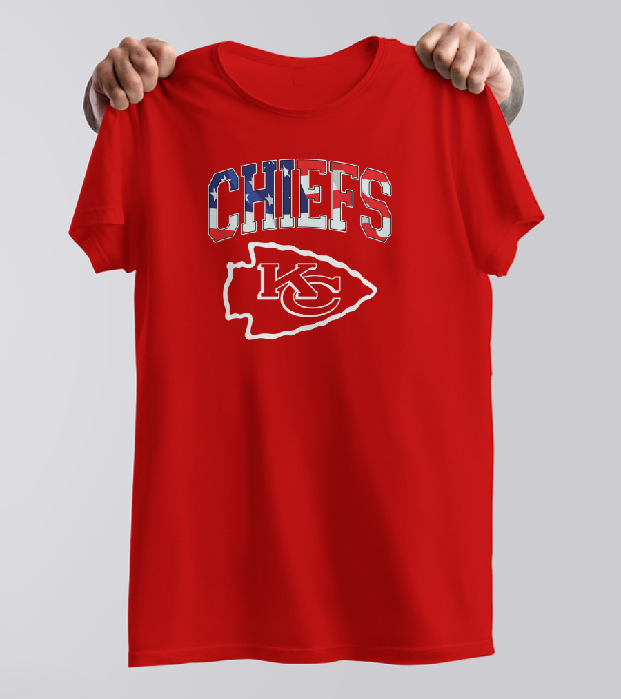 Chiefs Kc Kansas City American Flag T-Shirt