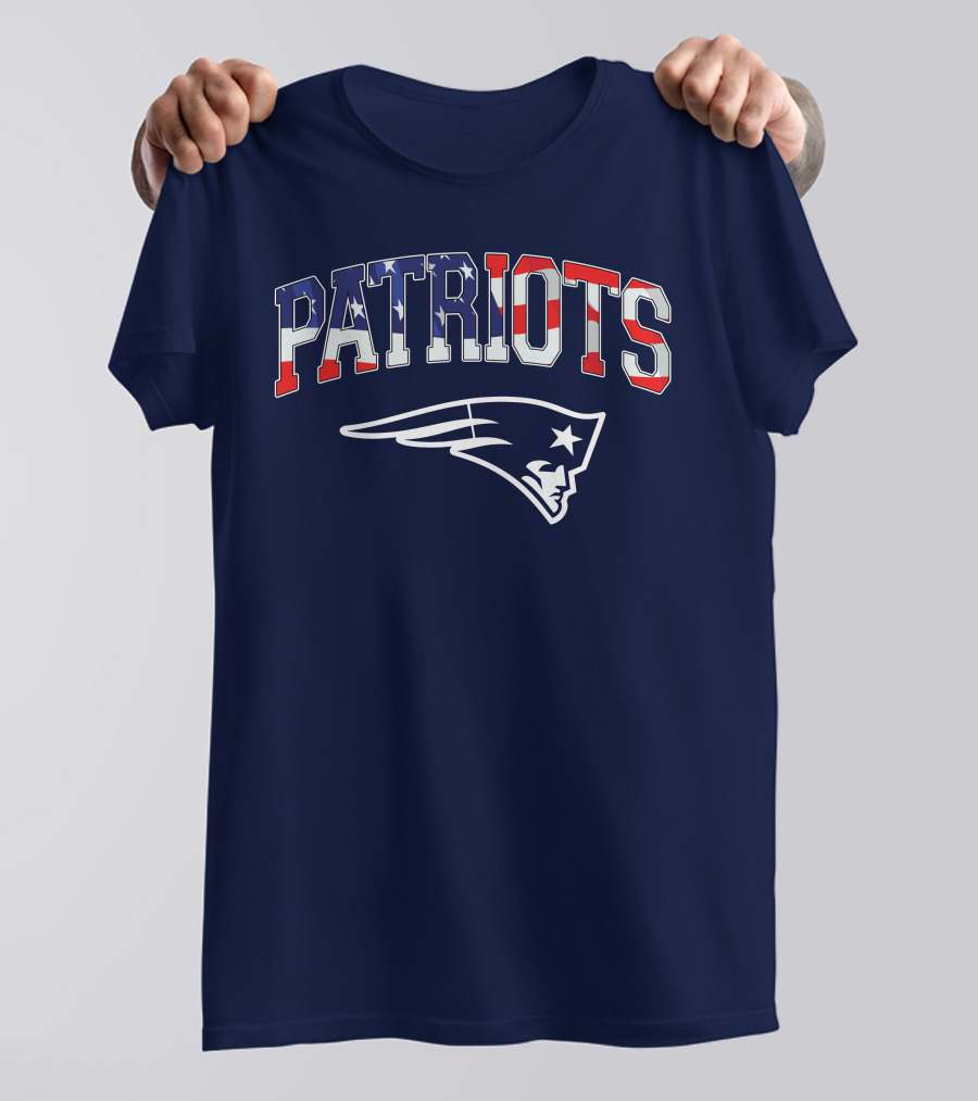 Patriots American Flag New England Patriots T-Shirt