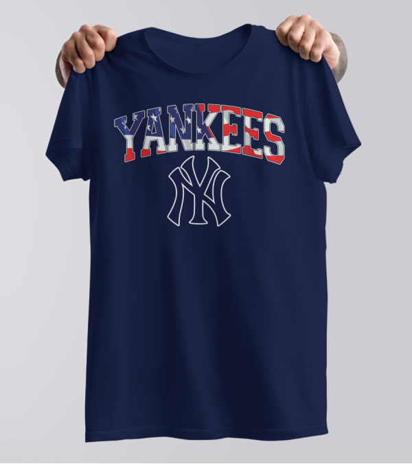 YANKEES American Flag NY T-Shirt