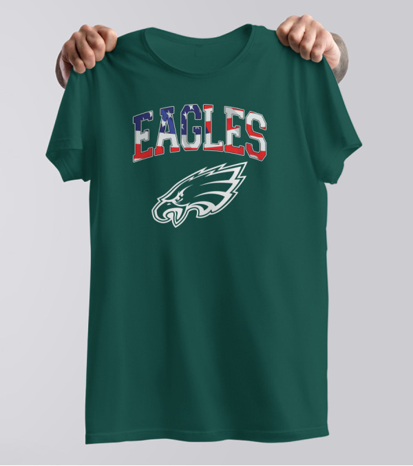 Eagles American Flag Philadelphia T-Shirt