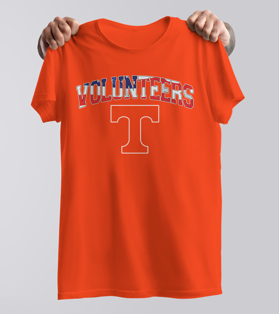 Tennessee Volunteers American Flag T T-Shirt