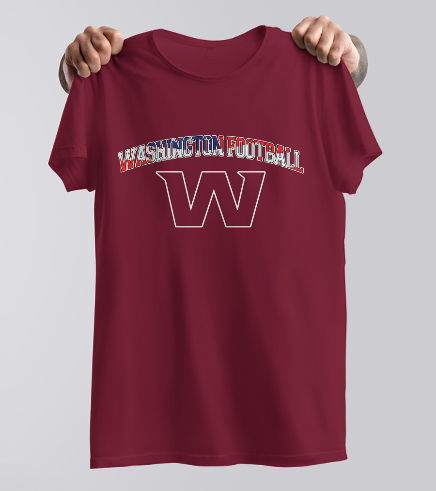 Washington Football American Flag W T-Shirt