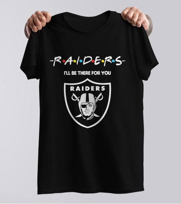 Las Vegas Raiders I'll Be There For You With Logo And Dots T-Shirt
