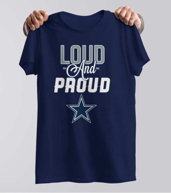 Dallas Cowboys Loud And Proud Star T-Shirt