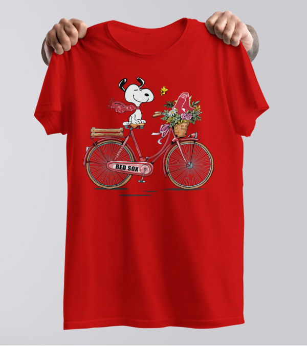 Red Sox Snoopy Big Ride T-Shirt