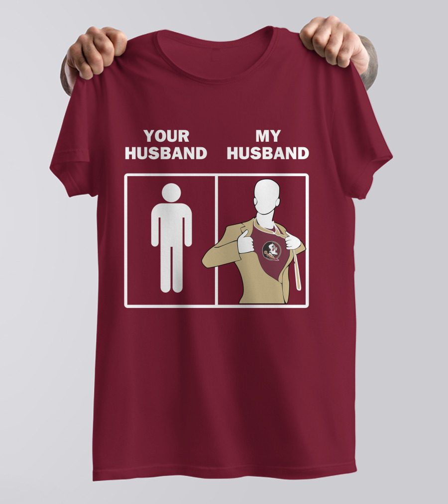 Florida State Seminoles Your Husband My Husband Superfan T-Shirt