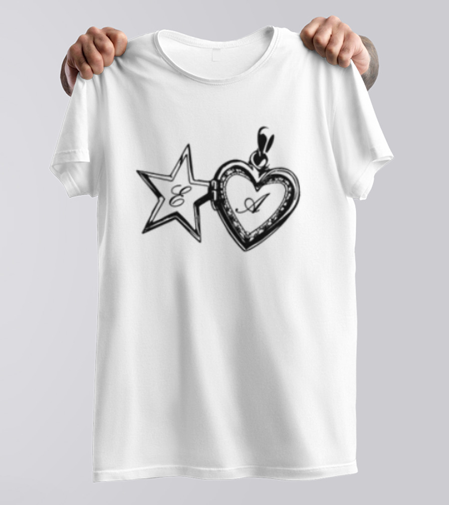 Eileen Alister The Locket Heart And Star Charm T-Shirt