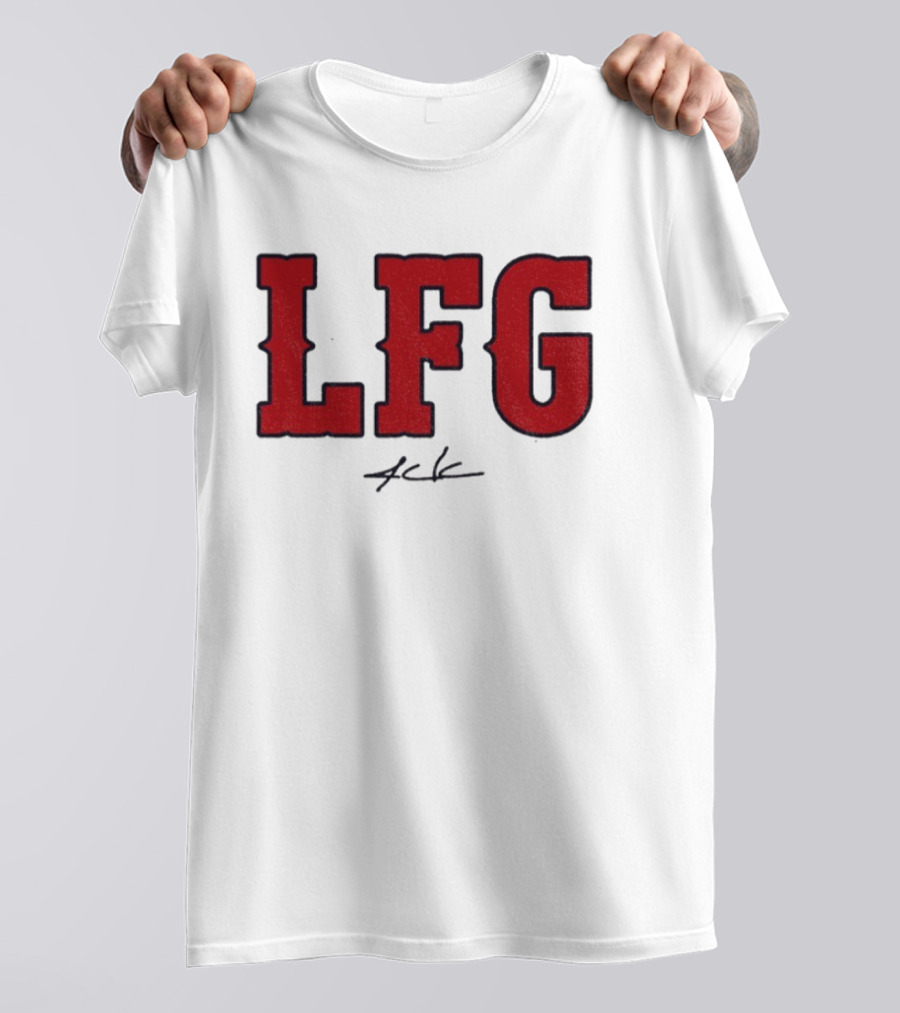 Alex Cora LFG Boston Red Sox October Baseball Signature T-Shirt