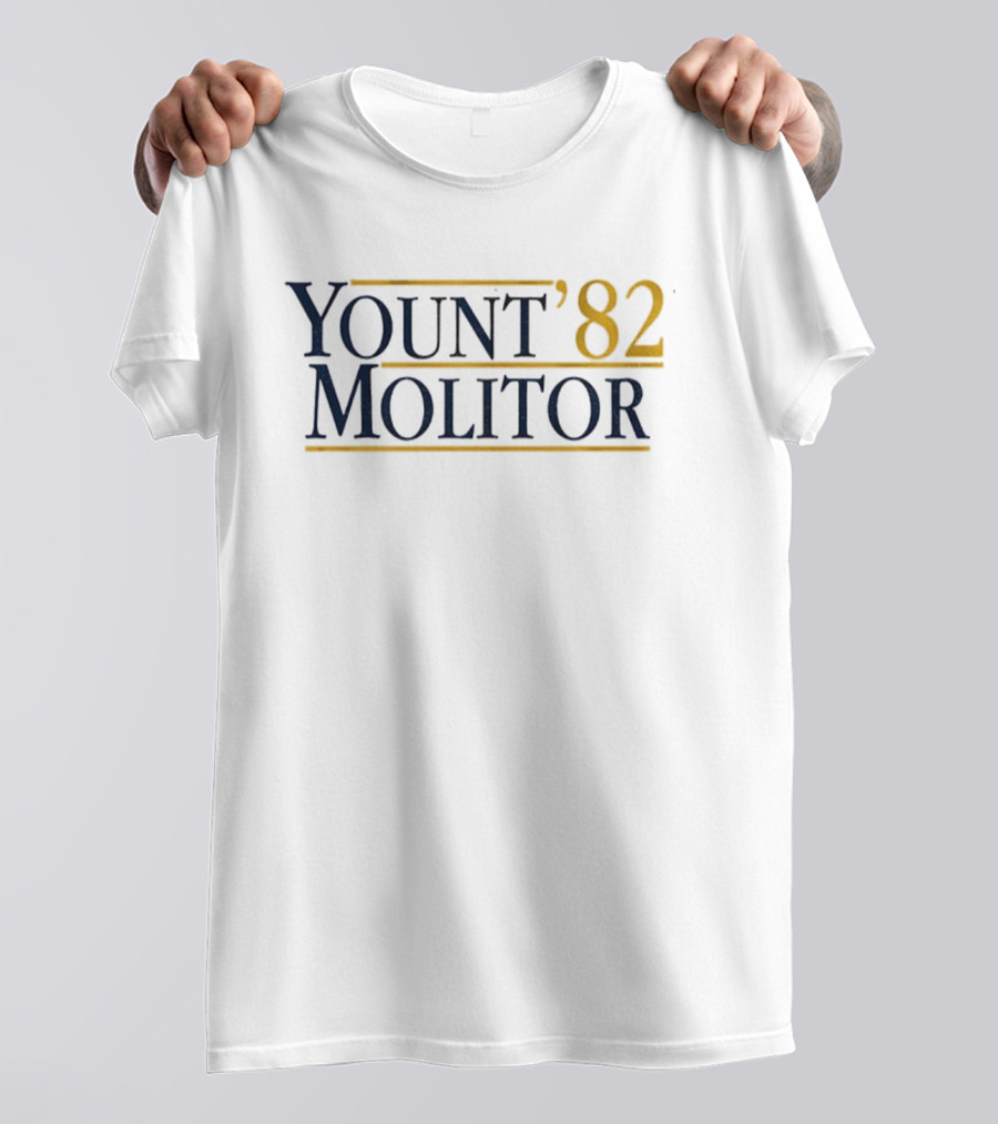 Yount '82 Molitor Milwaukee Brewers MLB Baseball Robin Yount Paul Molitor T-Shirt