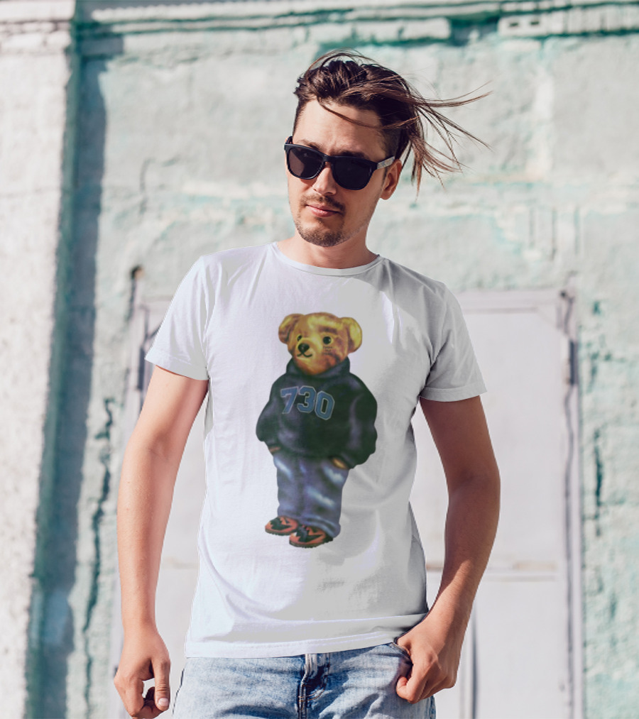 730 Bear Fresh Blank And Jeans Look T-Shirt