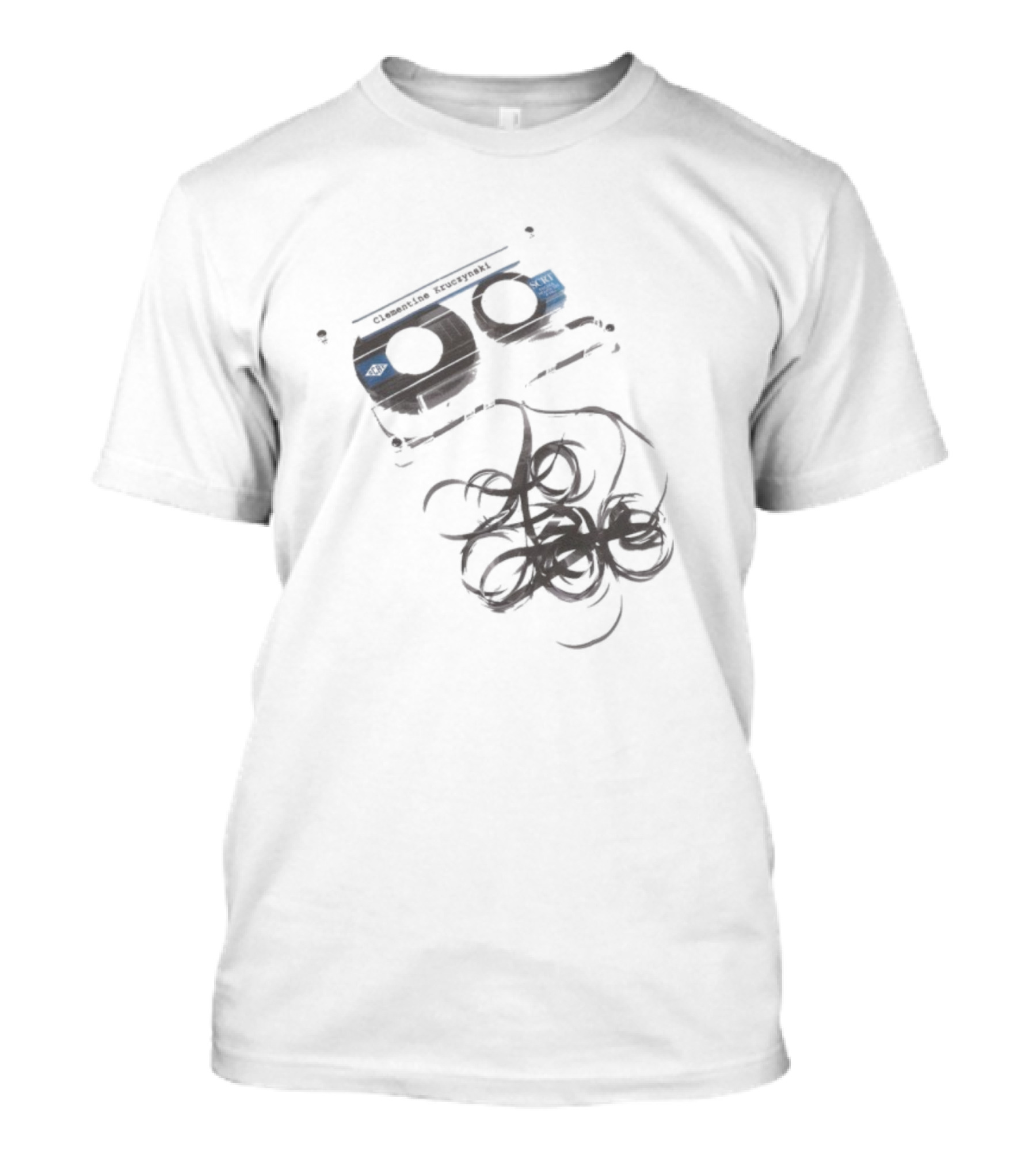 Clementine Kruczynski Cassette Tape Illustration T-Shirt