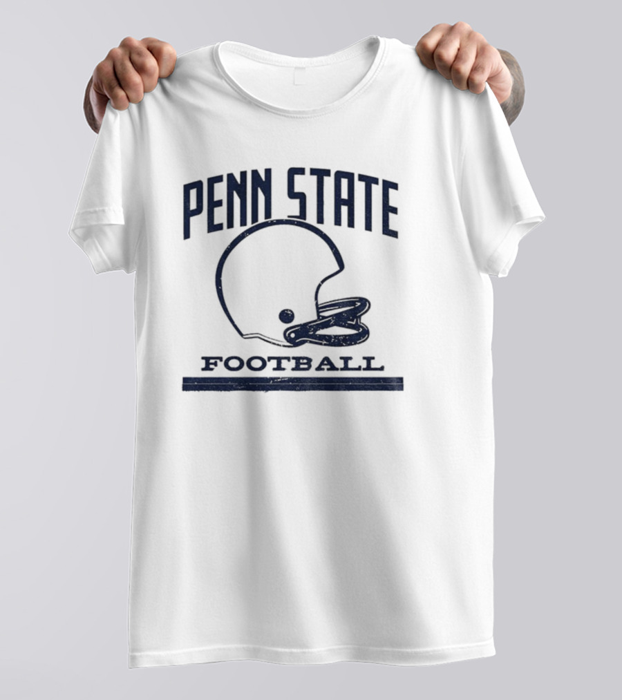 Penn State Football Vintage Helmet Design T-Shirt